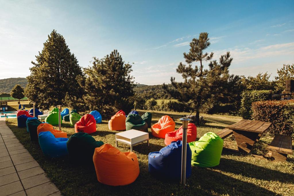 Zahrada ubytování Petneházy Aparthotel