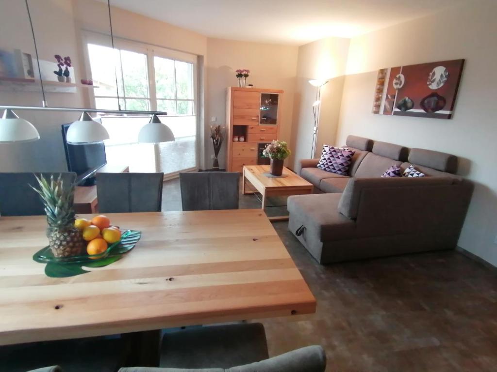 Posedenie v ubytovaní Komfort Appartements serviced by Auhof
