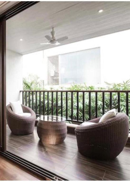 Posezení v ubytování Frangipani Villa