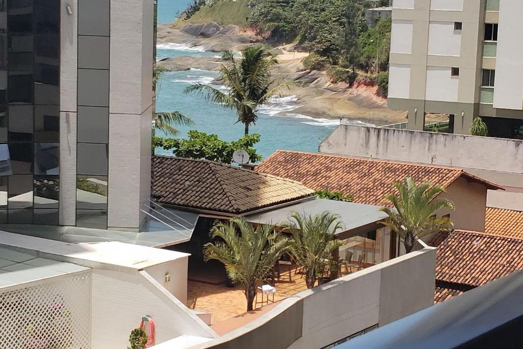  Apto no centro com vista para Praia da Areia preta