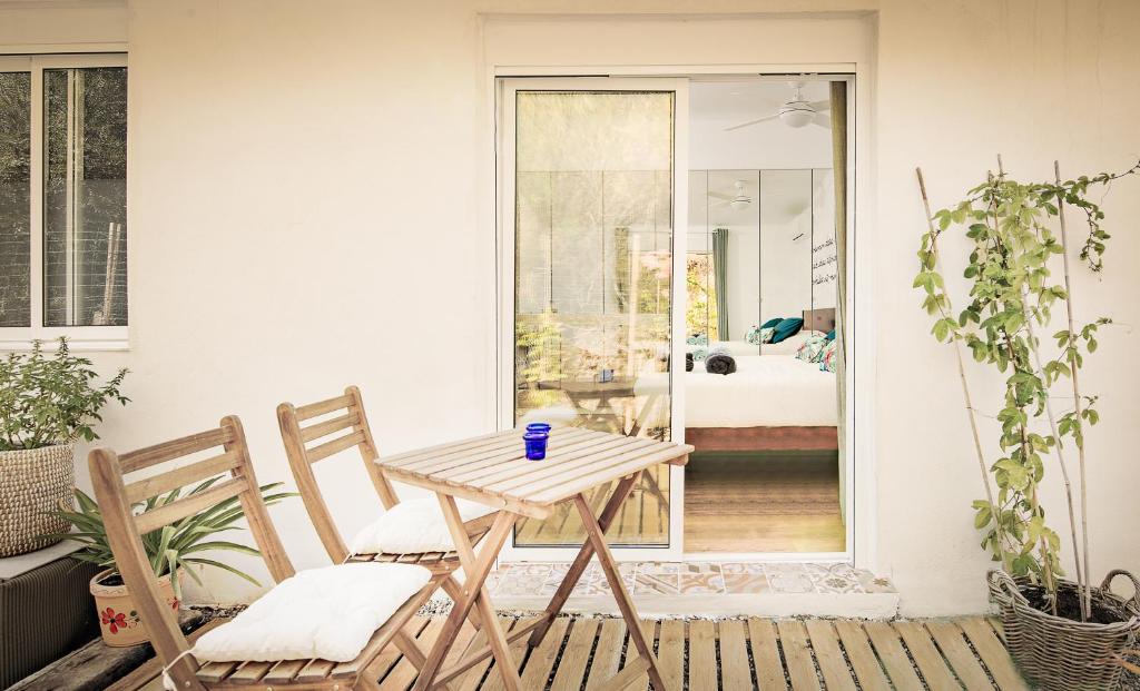 Balkón alebo terasa v ubytovaní Casa Dilica
