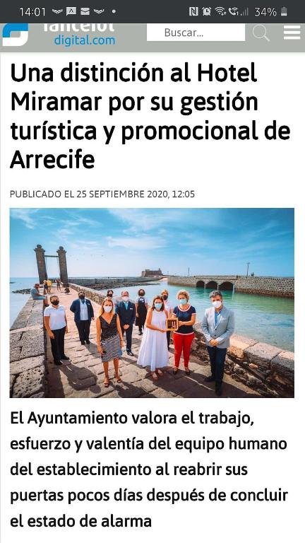 Fotografia z galérie ubytovania Hotel Miramar v destinácii Arrecife