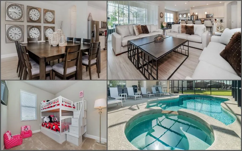 Tribilin Large 9BED Pool Home with Access Water Park Resort Sleep 23, Davenport, Statele Unite ale Americii