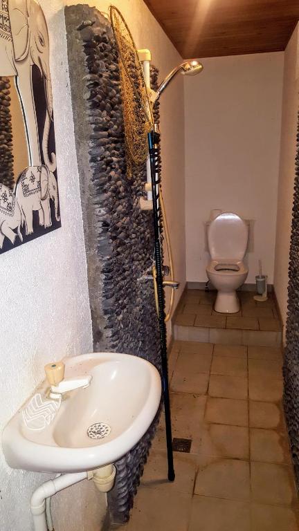 Koupelna v ubytování MOOREA - Villa Tereva Nui