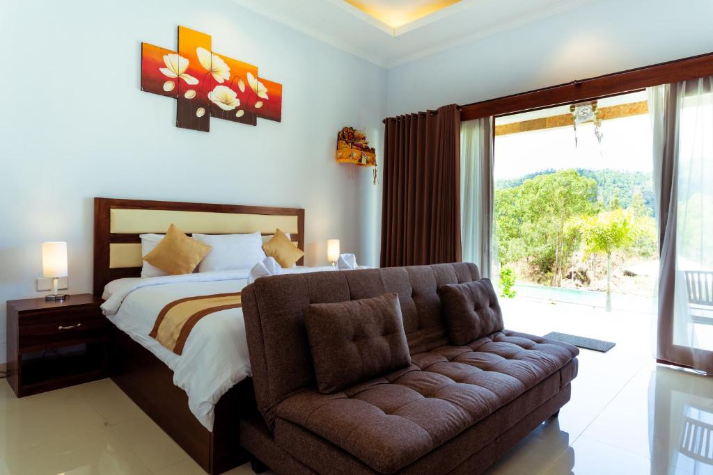 Mount Batur Villa - Deluxe -Raum Mit Berg- Und Poolblick