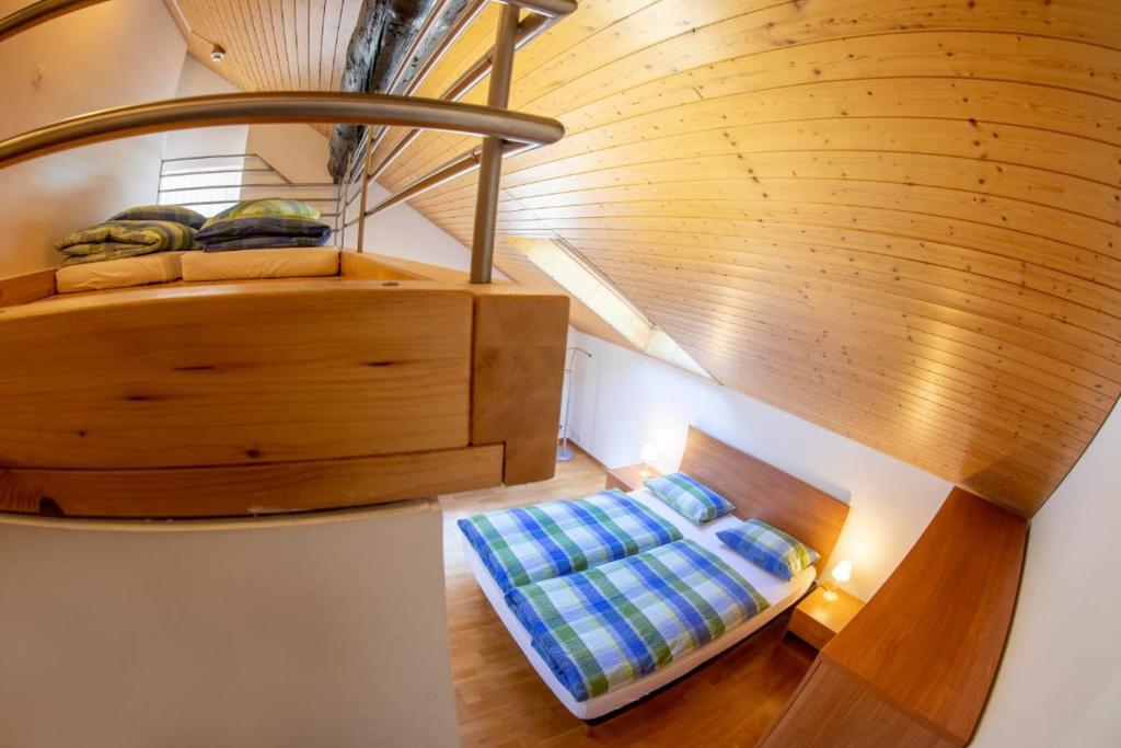 Postel nebo postele na pokoji v ubytování BB Garni Motta