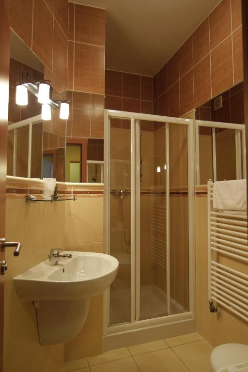 Koupelna v ubytování Hotel Air