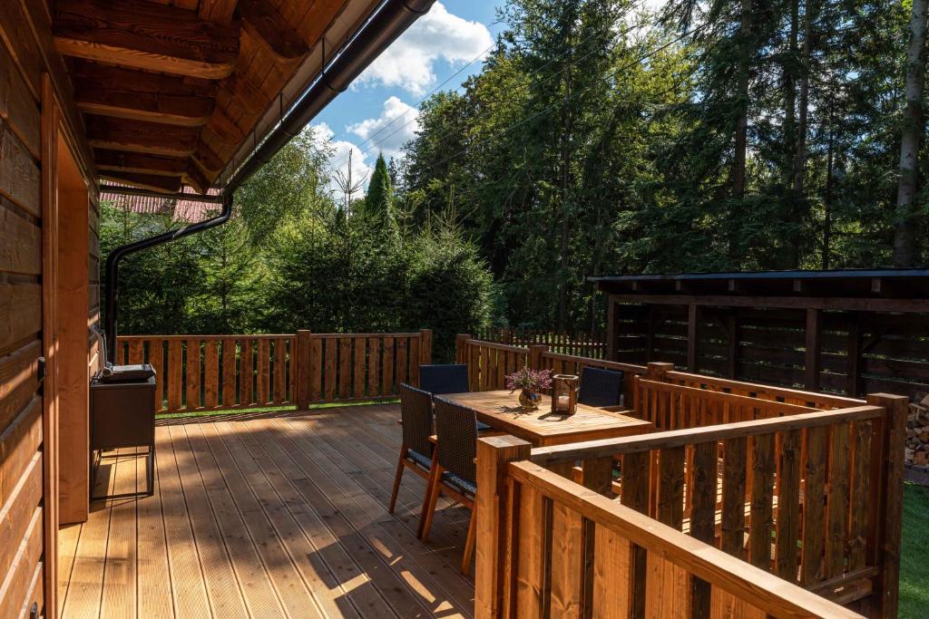 Balkón nebo terasa v ubytování U Justina na břehu
