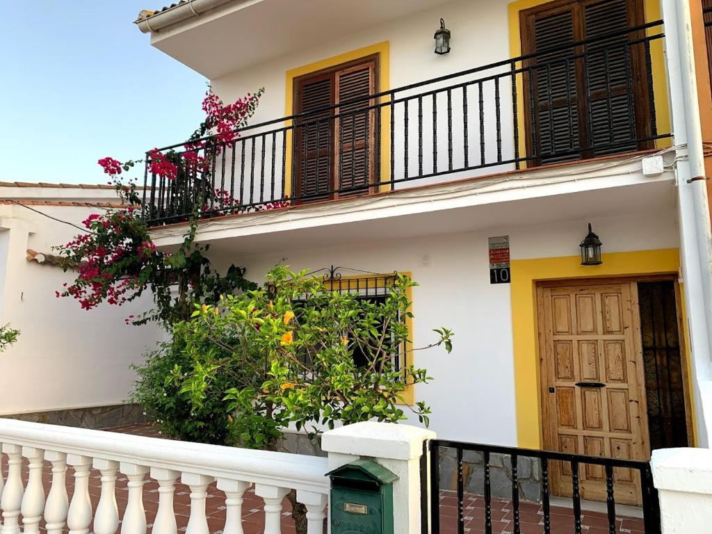Balkón alebo terasa v ubytovaní Antigua Estación de Campanillas
