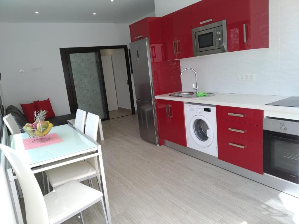 A cozinha ou cozinha compacta de Villas Thiago