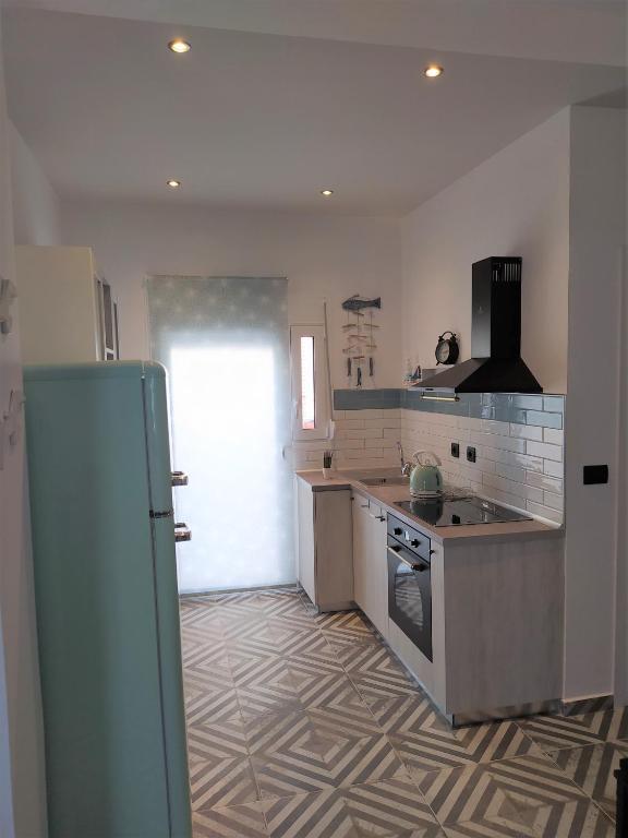 Kuchyň nebo kuchyňský kout v ubytování F & P apartment