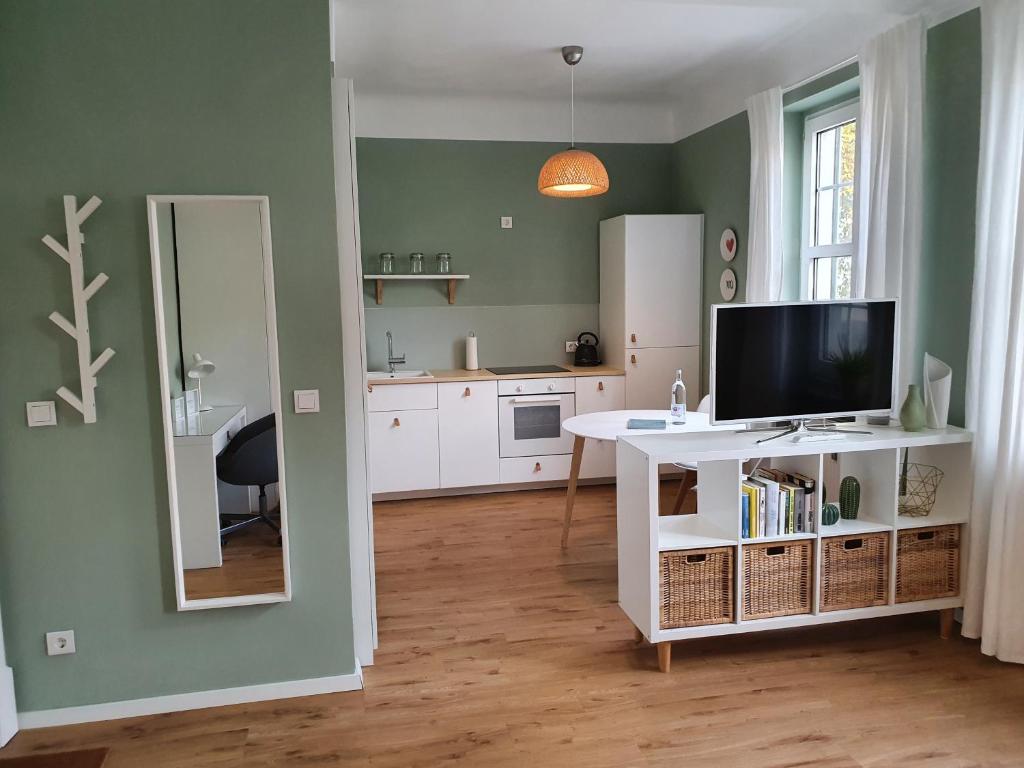 TV a/nebo společenská místnost v ubytování Apartment 23 - zentrumsnah - Parkplatz