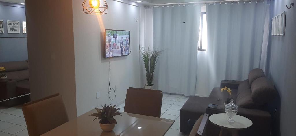  Apartamento super aconchegante 150 da orla do bessa