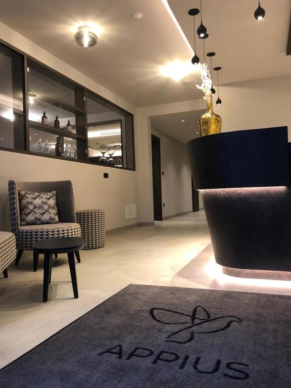 Posezení v ubytování Appius Design Suites B&B - ADULTS ONLY