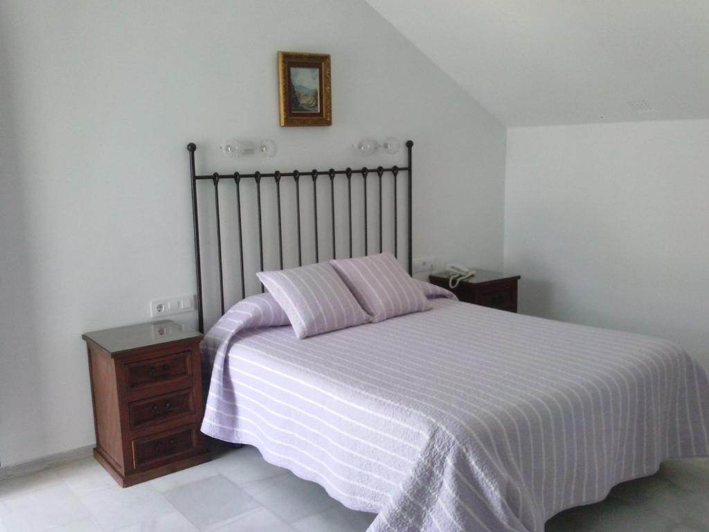 Cama o camas de una habitación en Los Helechos
