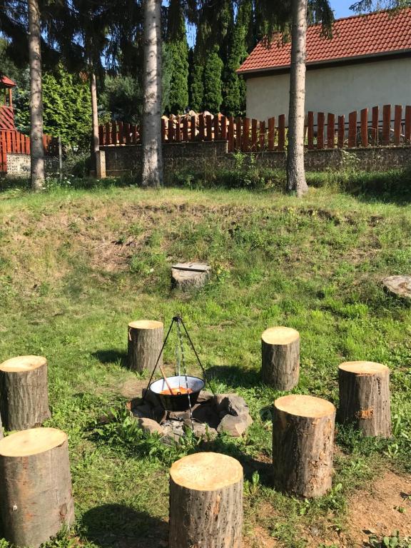 Ogród w obiekcie 21 és fél Fenyő Vendégház