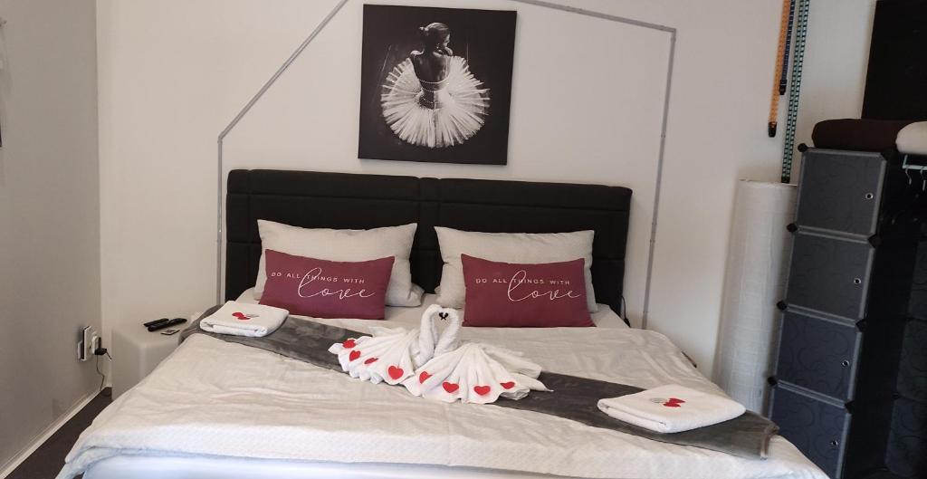 Postel nebo postele na pokoji v ubytování Studio Appartement