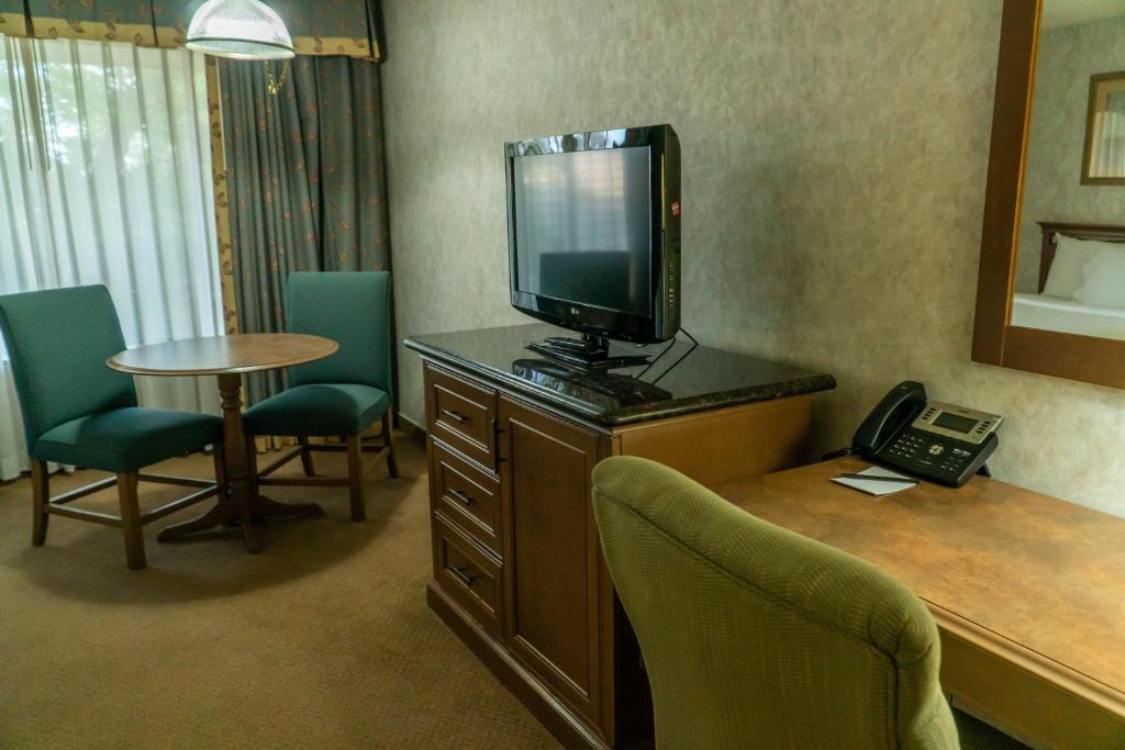 TV a/nebo společenská místnost v ubytování Hotel Piccadilly