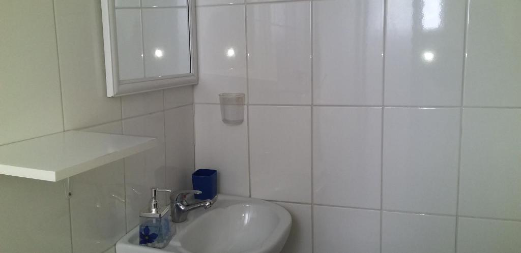 Koupelna v ubytování Hostal Tunquelen