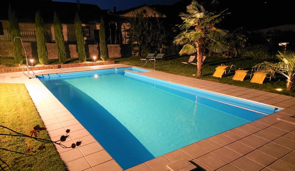 Bazén v ubytování Hotel Stamserhof nebo v jeho okolí