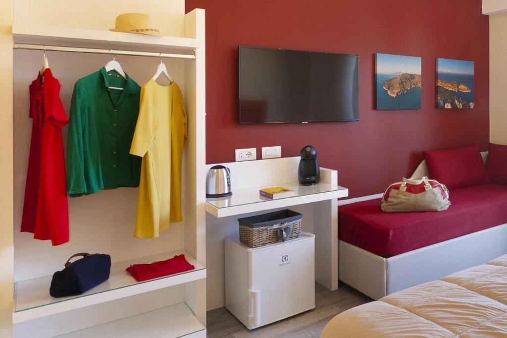 Posteľ alebo postele v izbe v ubytovaní Parco Tasso Guest House