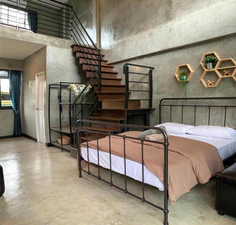 BaanSuanklaiKlungBangkrachao บ้านสวนใกล้กรุงบางกะเจ้า - Habitación Doble Con Vista Al Jardín