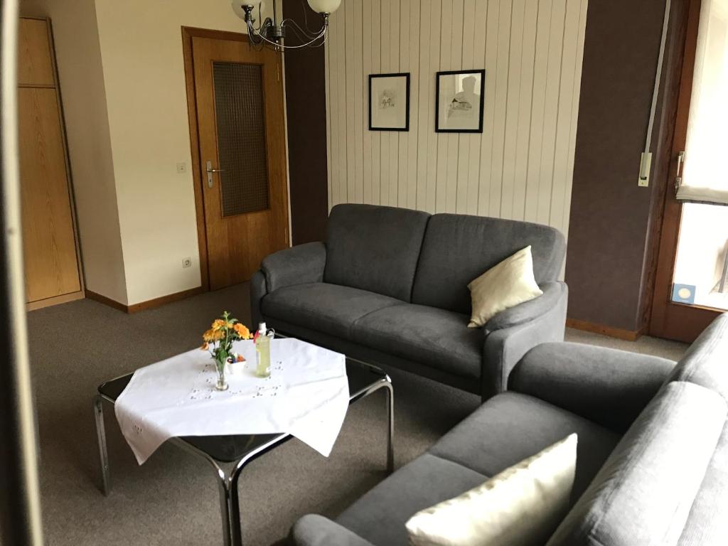 Posezení v ubytování Haus Mittelberg