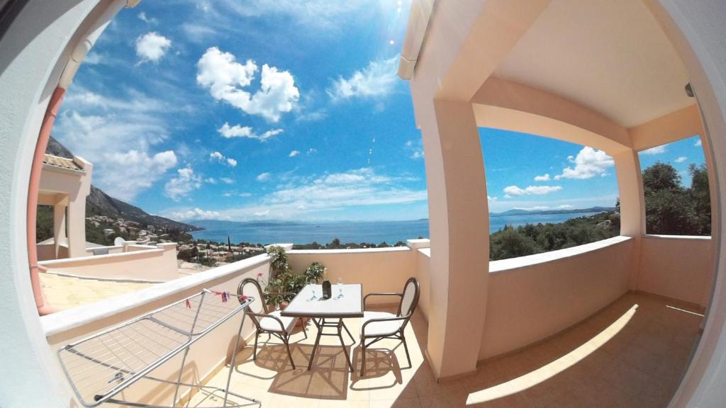 Barbati Beach Two Bedroom Maisonette With Sea View - Housity