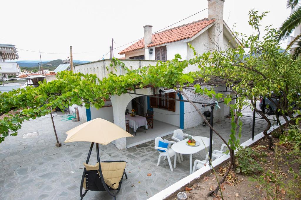 Vonkajšia záhrada v ubytovaní Villa Kouf