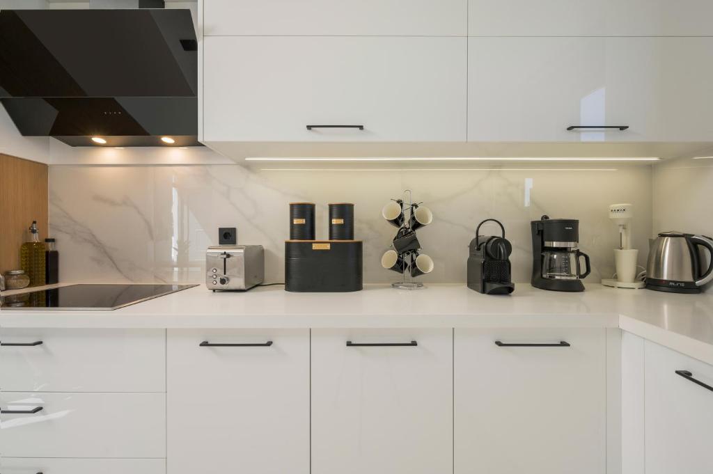 Kuchyňa alebo kuchynka v ubytovaní Nectar Luxury Residence