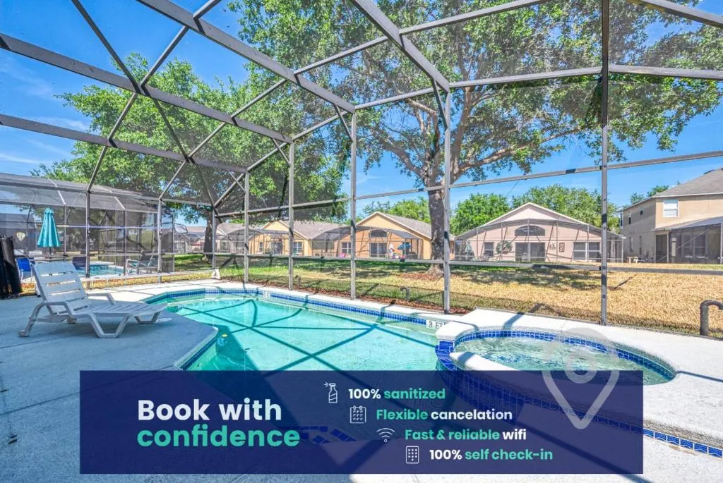 Home with Private Pool and Jacuzzi near Disney, Kissimmee, United States