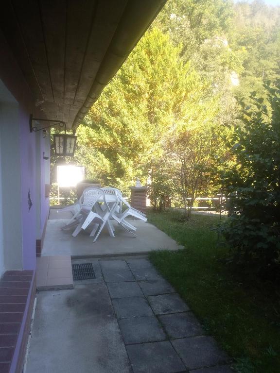 Zahrada ubytování Elbenland Apartments & Bungalows