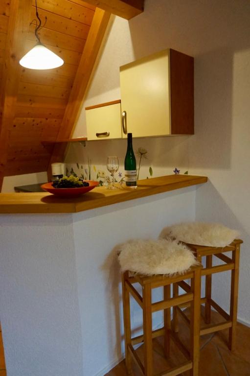 Kuchyň nebo kuchyňský kout v ubytování Weinhof Grosch
