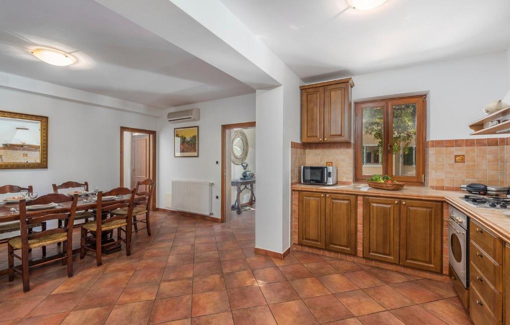 Kuchyň nebo kuchyňský kout v ubytování Villa Ana Vlakovo