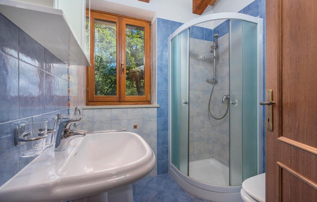 Koupelna v ubytování Villa Ana Vlakovo