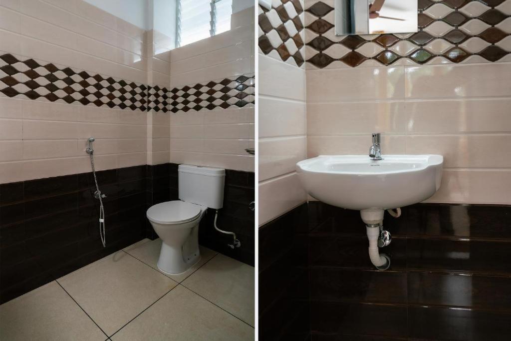 Koupelna v ubytování Flamingo Suites