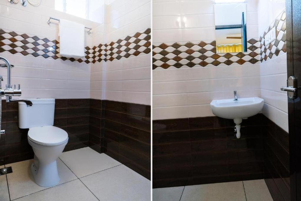 Koupelna v ubytování Flamingo Suites