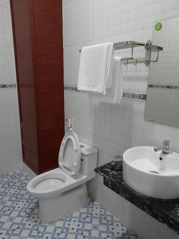 Koupelna v ubytování Hotel Sen Việt Bạc Liêu
