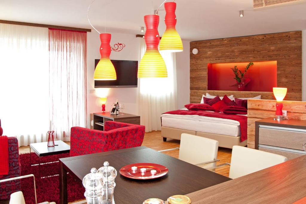 Posezení v ubytování Deluxe Apartment Sonnleitner - ADULTS ONLY