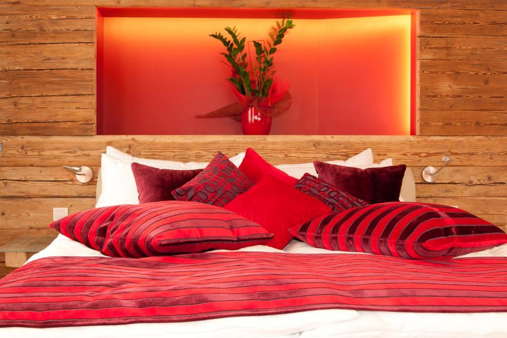 Postel nebo postele na pokoji v ubytování Deluxe Apartment Sonnleitner - ADULTS ONLY