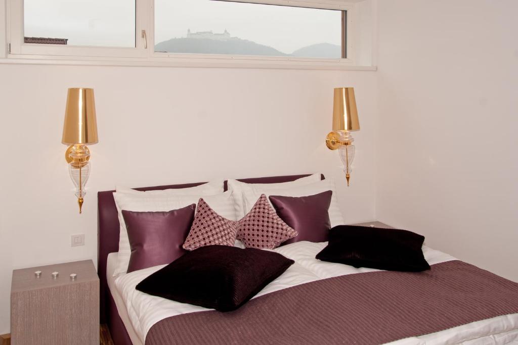 Postel nebo postele na pokoji v ubytování Deluxe Apartment Sonnleitner - ADULTS ONLY