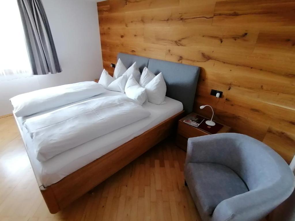 Postel nebo postele na pokoji v ubytování Ferienhaus Troy