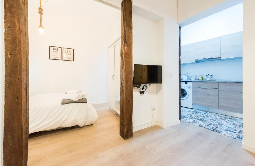 TV a/nebo společenská místnost v ubytování El Encanto de Malasaña