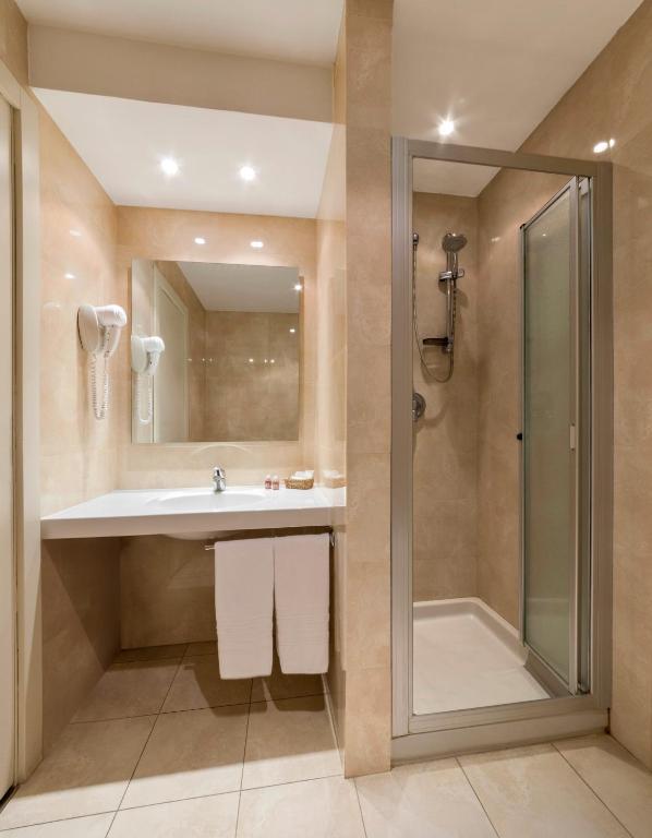 Koupelna v ubytování Living Hotel Milano