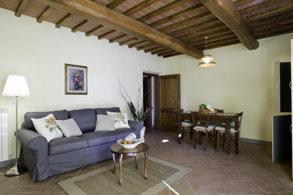 Część wypoczynkowa w obiekcie Agriturismo L'Incrociata