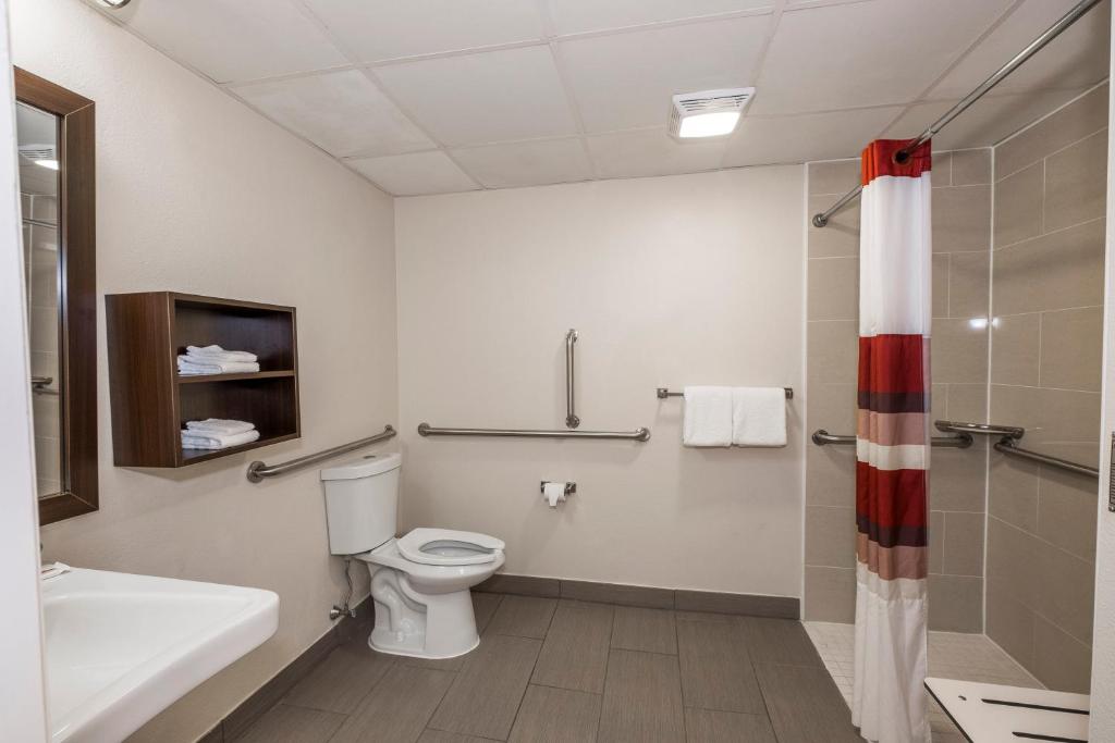 Koupelna v ubytování Red Roof Inn PLUS+ Poughkeepsie