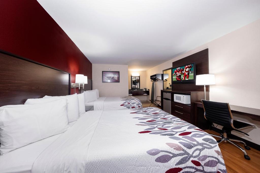 Red Roof Inn Bordentown - McGuire AFB - Habitación Superior Con Dos Camas Queen No Fuman