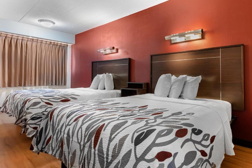 Red Roof Inn Lafayette - Purdue University - Chambre De Luxe Avec Deux Lits Doubles Non-fumeurs