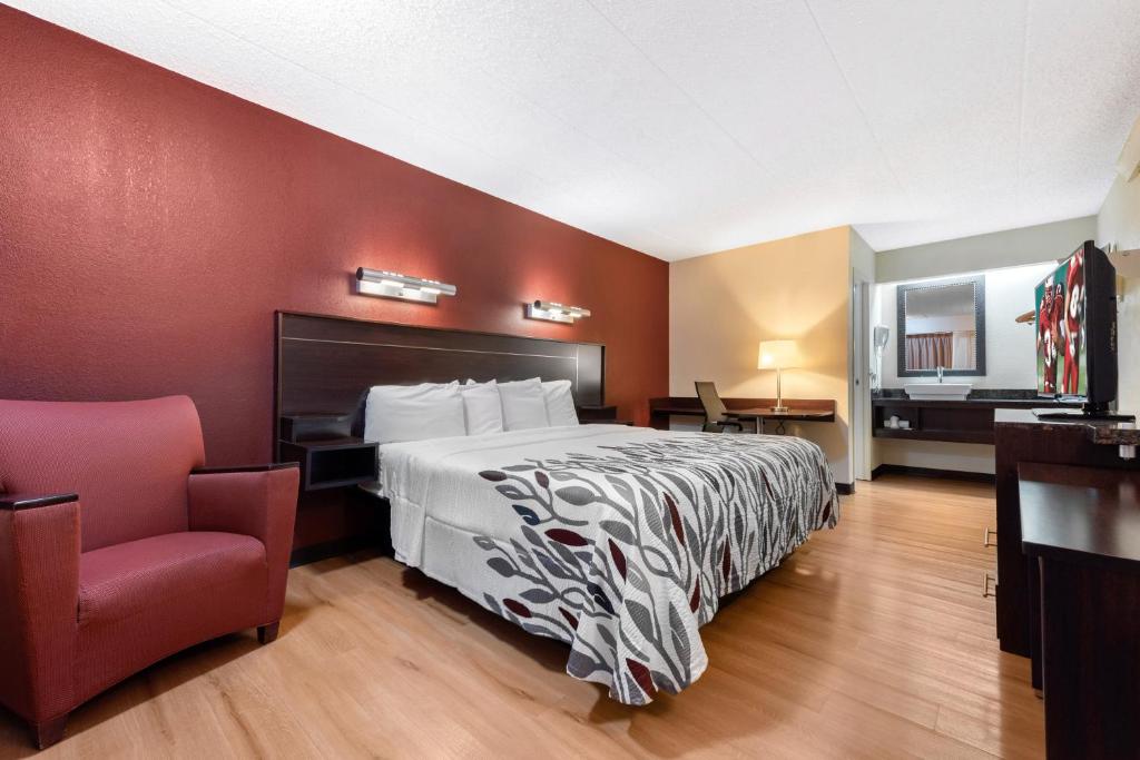 Red Roof Inn Lafayette - Purdue University - Room Roi Supérieur Non-fumeur