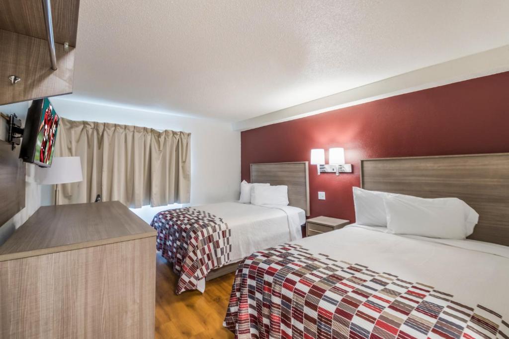 Red Roof Inn Rochester - Airport - Queen Kamer Met 2 Queensize Bedden – Niet-Rokers